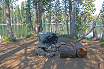 campsite at Posey Lake