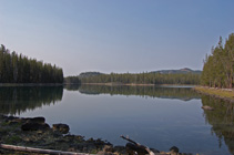 Triangle Lake near outlet
