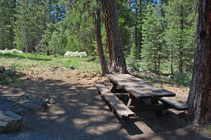 campsite at Battle Cr Campground